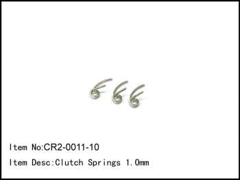 CR2-0011-10  4pcs Clutch Springs 1.0