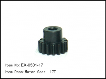 EX-0501  17T Pinion Gear