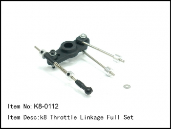 K8-0112  Throttle Linkage Full Set