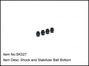 SK-027  Shock  & Stabi Ball Bottom