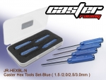 JR-HEXBL-N Caster Hex Tools Set-Blue ( 1.5 /2.0/2.5/3.0mm )