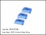 JR-0127-BL  3pcs Clutch Shoe 7075 Alu blue