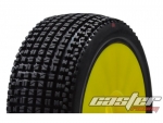 CR5-004-P24PY	1/8 Buggy Tires XX Soft Pre-glued Yellow Wheels