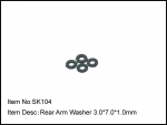 SK-104  Rear Arm Washer 3.0*7.0*1.0mm