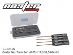 TL-023-IN Caster Hex Tools Set(0.05,1/16,3/32,5/64inch)