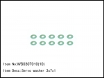 WS0307010(10) Servo washer 3x7x1