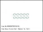 WS05070010 Clutch Bell Washer (10pcs) 5x7x0.1