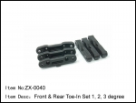 ZX-040  Front & Rear Toe-in Set 2/2.5/3 degree