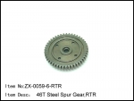 ZX-059-6-RTR  46T Steel Spur Gear RTR