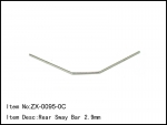 ZX-095-0C  Rear Sway Bar 2.9mm