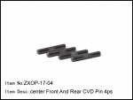 ZXOP-17-04 Center Front And Rear CVD Pin 4pc