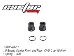 ZXOP-40-01	1/8 Buggy Center Front and Rear CVD Cup-15.8mm+ Spring 2pcs
